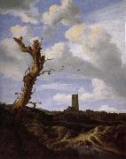 Jacob van Ruisdael View of Egmond aan Zee with a Blasted Elm china oil painting artist